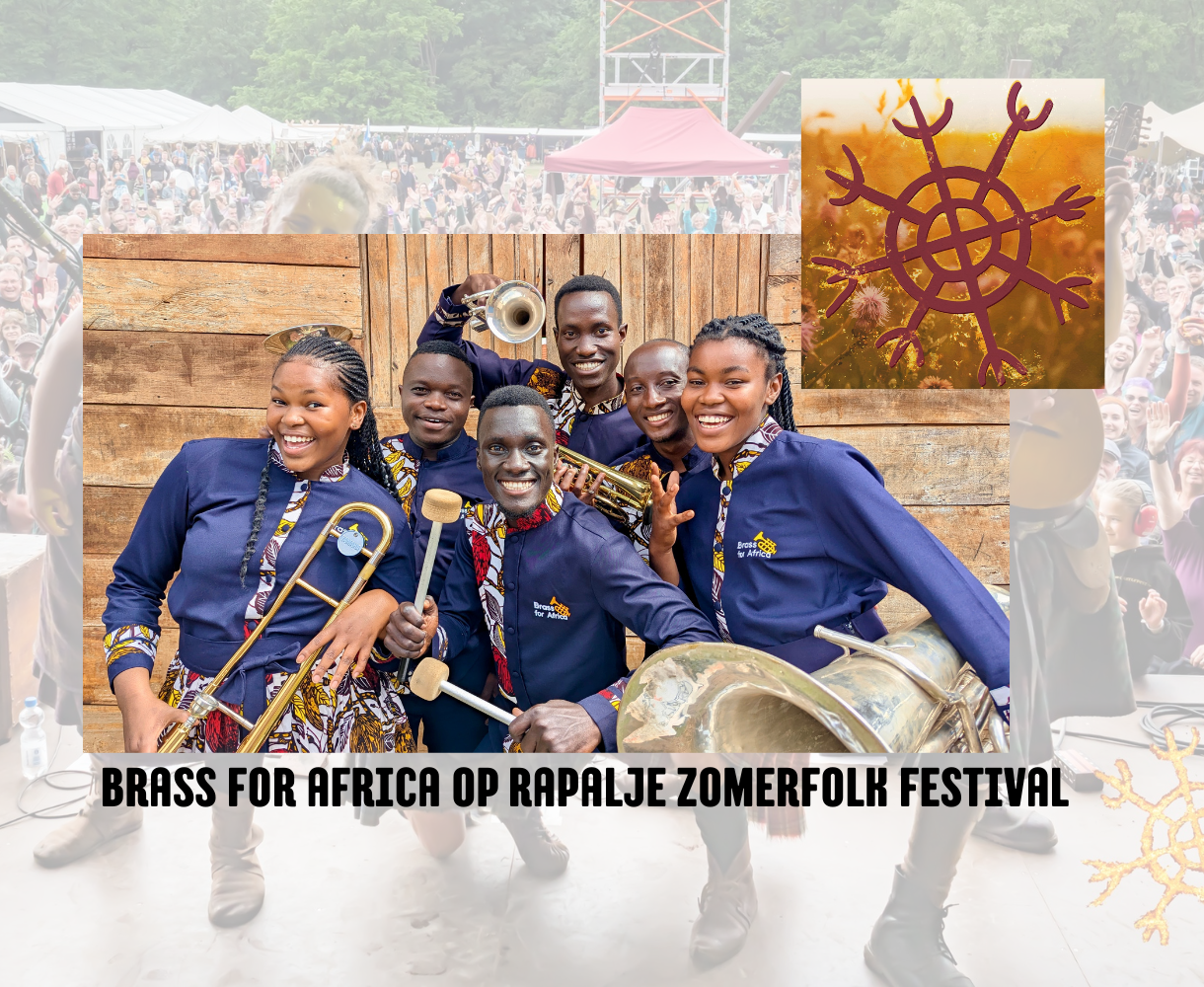 Brass for Africa bij Rapalje Zomerfolk festival