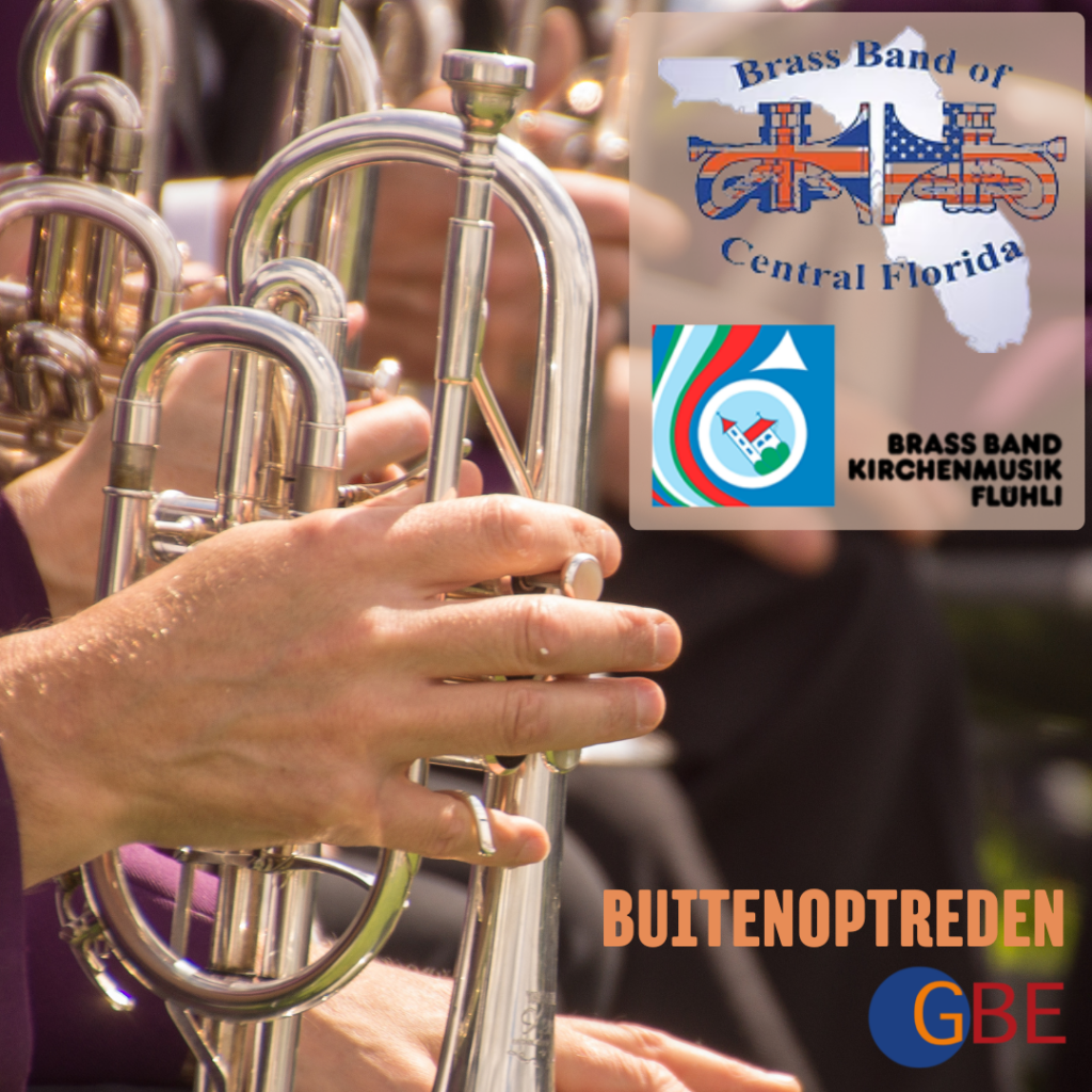 Buitenoptreden Brassbands uit VS en Zwitserland